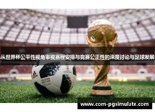 从世界杯公平性视角审视赛程安排与竞赛公正性的深度讨论与足球发展